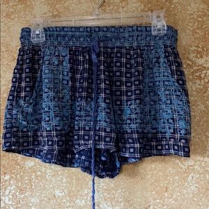 Anthropologie Band of Gypsies blue shorts